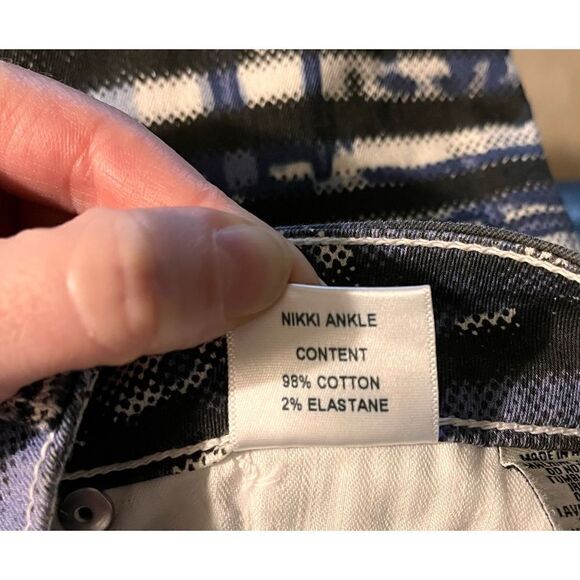 David Kahn Nikki Ankle Pant Mireo Skinny Jeans, Size 26 - Picture 9 of 16